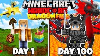 I Survived 100 Days as a DRAGON MASTER in HARDCORE Minecraft