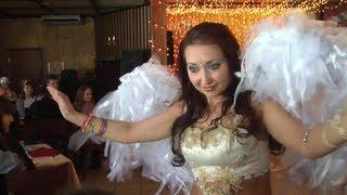 Arabic dance in angel costume