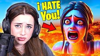 Trolling My Girlfriend in Fortnite Floor Is Lava RAGE