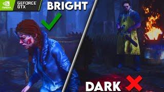 SECRET Brightness Hack for Dead by Daylight - NVIDIA FREESTYLE