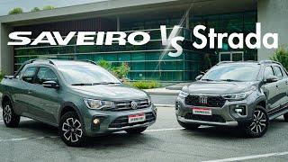 Compara Volkswagen Saveiro Extreme x Fiat Strada Ranch - AS RIVAIS DISPUTAM PELO MESMO CLIENTE?