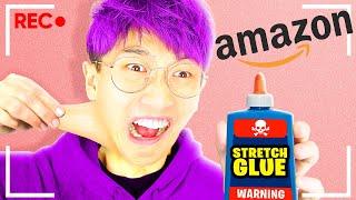 TRYING DANGEROUS BANNED AMAZON TOYS AND ITEMS LANKYBOX REACTION