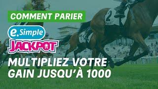 Le e-Simple JACKPOT comment ça marche ?  Comment parier avec PMU