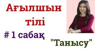 Ағылшын тілі # 1 сабақ - Танысу