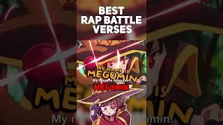 MEGUMIN BEST RAP BATTLE VERSES #shorts #rapbattle #megumin #konosuba #ralsei #deltarune #anime