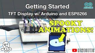 Getting Started  1.44 TFT Color Display w Arduino & ESP8266 SPI ST7735 Driver  DIS-00007