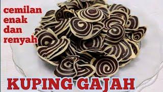 Resep Kuping Gajah Renyah anti gagal #kuekering #kupinggajah