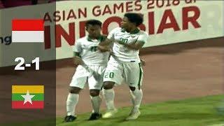 Indonesia U16 vs Myanmar U16 2-1 Highlight AFF U16 2018