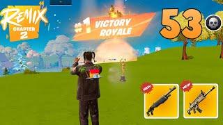 53 Eliminations SNOOP DOGG Solo vs Squads Zero Build Gameplay Fortnite REMIX Chapter 2 OG