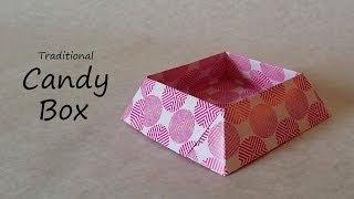 Origami Candy Box Tutorial