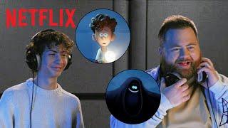 In The Booth with Jacob Tremblay and Paul Walter Hauser  Orion and the Dark  Netflix