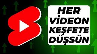 Artık Her Videon KEŞFETE DÜŞECEK  Youtube Shorts Keşfete Nasıl Düşülür  Shorts Keşfete Düşme Saati