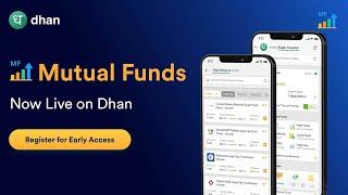 Introducing Mutual Funds on Dhan  Stay Tuned