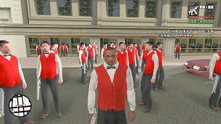 cj works as a valet parking  gta san andreas