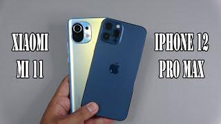 Xiaomi Mi 11 vs iPhone 12 Pro max  SpeedTest and Camera comparison