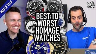 Homage Watch Brands Ranked Best To Worst Pagani San Martin Islander WMT Seiko Steinhart & More