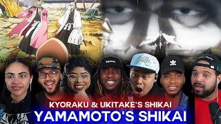 Yamamoto vs Shunsui and Ukitake  Bleach Ep 55 56 Reaction Highlights