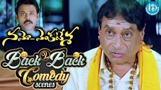 Namo Venkatesa Movie Back to Back Comedy Scenes  Venkatesh Brahmanandam