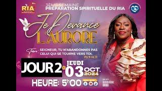 GENEVIEVE BROU - JE DEVANCE LAURORE 3ème SEMAINE JOUR 2