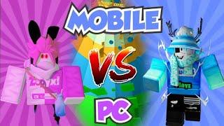 PC PRO Vs MOBILE PRO Tower Of Hell Roblox