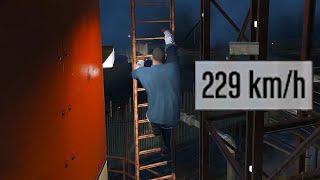 Climb Ladders At Over 200 KMH GTA 5 Glitch