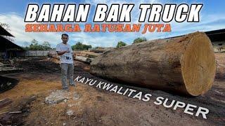 viral proses kayu merbau besar untuk papan bak truk irsyad putra karoseri  Wood working