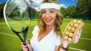 ASMR DEEP MASSAGE & SPORTS PHYSIO  Tennis Coach Personal Attention For Sleep