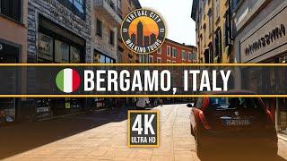  BERGAMO ITALY – City Center Walking Tour 2023 4K UHD