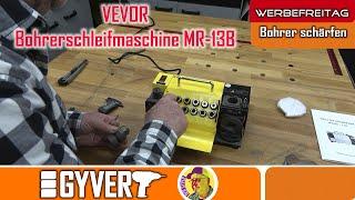 VEVOR Bohrerschleifmaschine Schärfmaschine Schleifer MR-13B