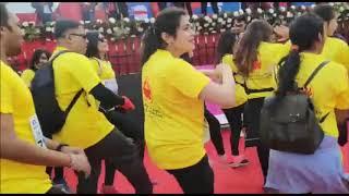 CPAAs contingent at the Tata Mumbai Marathon 2020 breaks into a Flash Mob