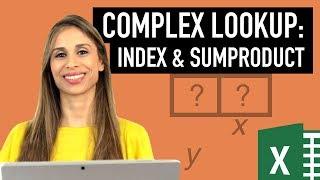 Excel Complex Lookup Find Header based on Lookup Criteria in Matrix with INDEX & SUMPRODUCT