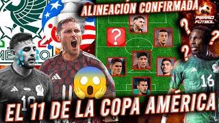 ¡ALINEACIÓN CONFIRMADA ASÍ JUGARÁ MÉXICO LA COPA AMÉRICA ¡11 RENOVADO DEL JIMMY LOZANO VS JAMAICA