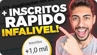 GARANTIDO Como Ganhar Inscritos no YouTube  PASSO A PASSO 