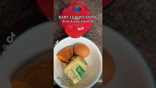 Baby led weaning breakfast️ #BLW #BLWIdeas #MomLife #Parenting #BabyLedWeaning #Shorts #MomTips