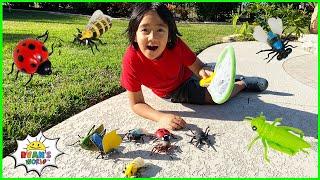 Kids Bug Hunt at home and learn about Bugs facts with Ryan