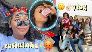 ROTINA ESCOLAR pós carnaval + VLOG na escola *ou quase kkk*