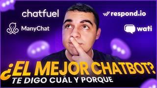 Elegir la mejor plataforma Chatbot WATI Chatfuel Manychat & Respond.io