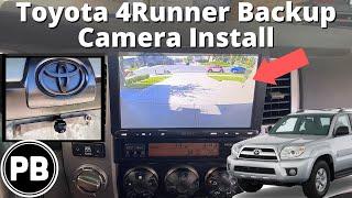 2003 - 2009 Toyota 4Runner Backup Camera Install
