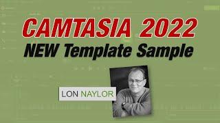 New Camtasia 2022 Video Template sample