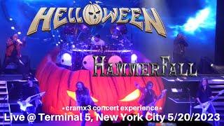 Helloween & Hammerfall LIVE @ Terminal 5 New York City NY 5202023 *cramx3 concert experience*