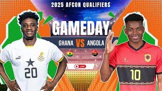 LIVE  GHANA VS ANGOLA - AFCON MOROCCO 2025 QUALIFIERS