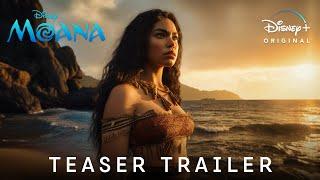 Moana Live Action - Teaser Trailer 2024 Auliʻi Cravalho Dwayne Johnson  Disney+
