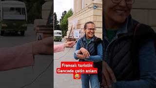 Fransalı turistin Gəncədə çətin anları #vloq #lunatravelaz #gence