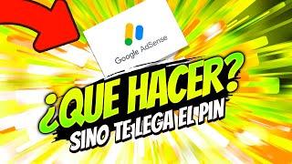 Como VERIFICAR tu CUENTA de GOOGLE ADSENSE SIN EL PIN SOLUCIÓN