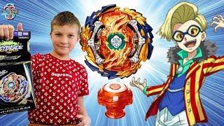 Бейблейд Волшебный ФАФНИР Ф5 Wizard Fafnir - обзор и БИТВЫ Beyblade Burst GT 4 сезон