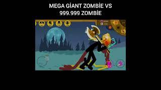 mega giant zombie vs 999.999 zombie - stick war legacy #shorts