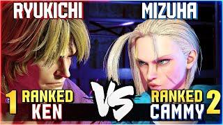 Ryukichi #1 Ranked Ken vs Mizuha #2 Ranked Cammy STREET FIGHTER 6 Showdown