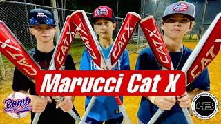 Hitting with the MARUCCI CAT X COMPOSITE & CAT X CONNECT  USSSA Baseball Bat review