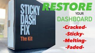 How To RESTORE Your Cracked Melting & STICKY DASHBOARD  Toyota Lexus IS250 - Sticky Dash Fix 2.0