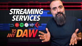 How To Use Music from Spotify YouTube Amazon Music as a Reference Channel in your DAW